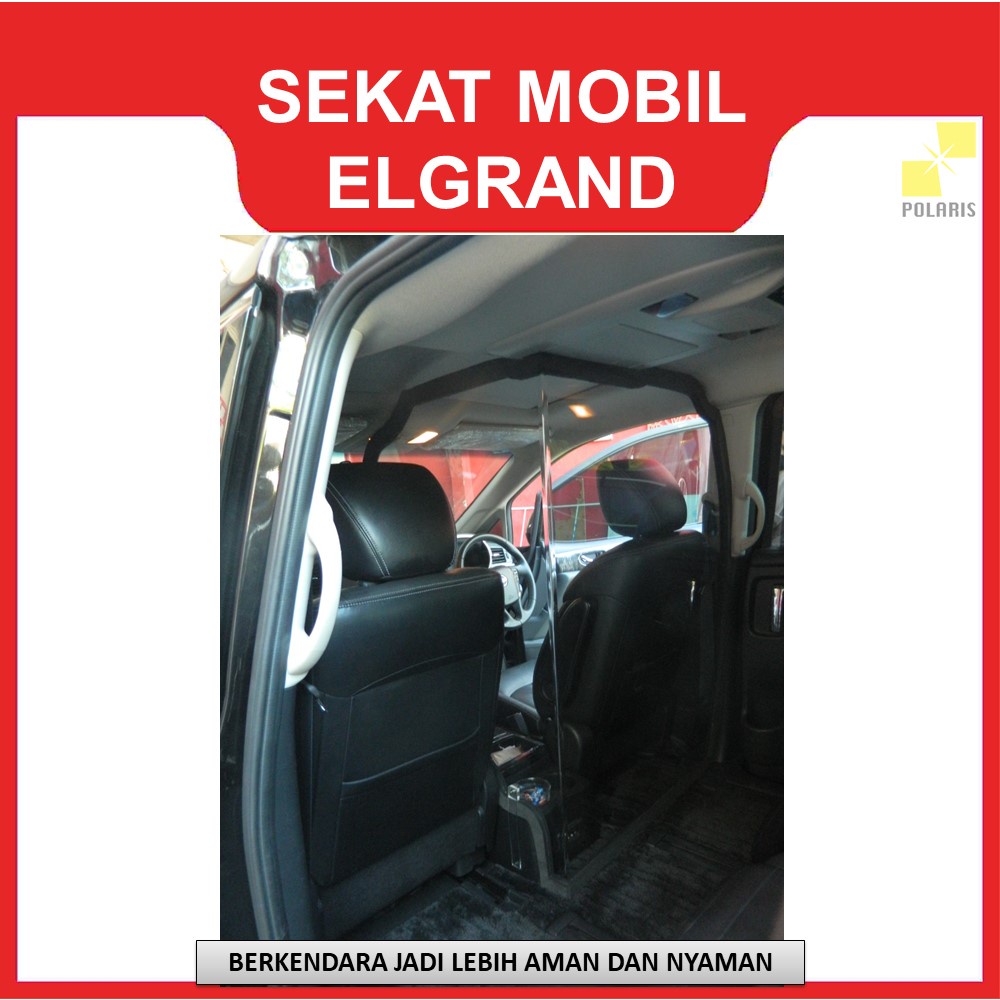 PARTISI MOBIL/SEKAT MOBIL/PENGAMAN COVID/PARTISI AKRILIK ELGRAND