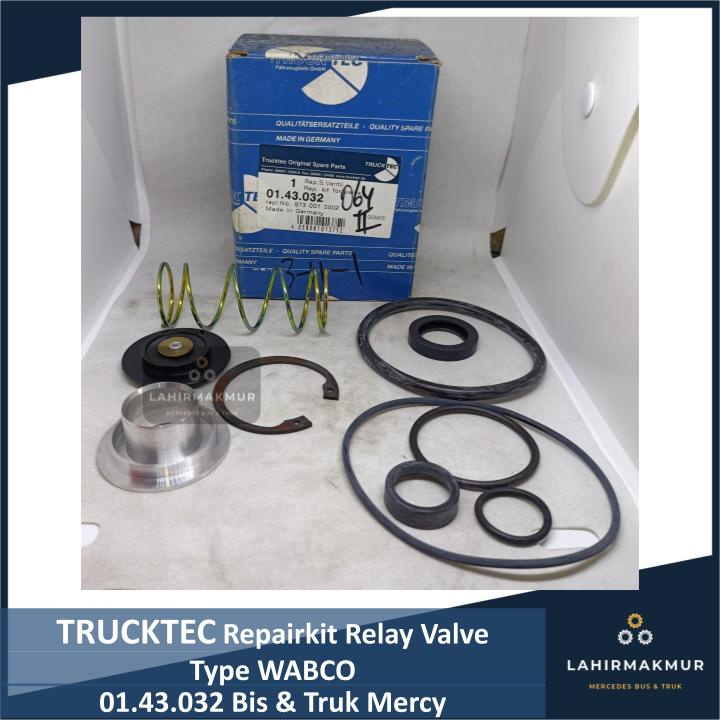 Jual Repairkit Relay Valve 01.43.032 TRUCKTEC TYPE WABCO Bis & Truk
