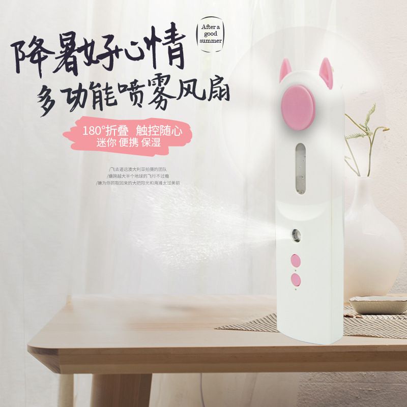 NSK 01NANO SPRAY New Multi-Function Nano Spray Fan Handheld Portable Fan USB Chargeable Mini Fan Facial Steamer