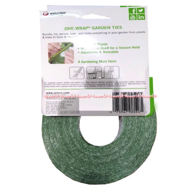 Velcro Tali Tanaman Planst Ties 9meter Cocok Untuk Mengikat Tanaman Bunga Kebun Velcro Plant Tie