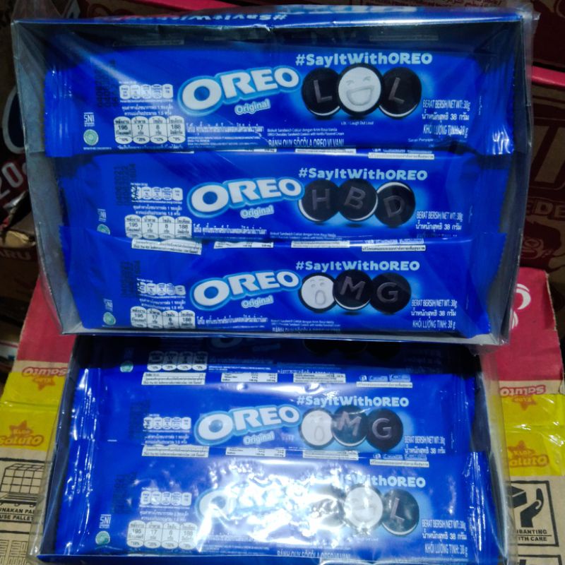 Oreo Biskuit 38 gram isi 12 pcs