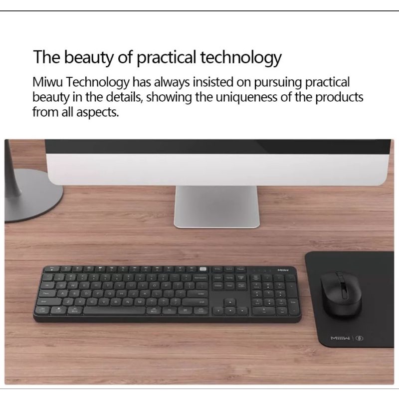 MIIIW WIRELESS COMBO Keyboard Mouse Set MIIW model xiaomi