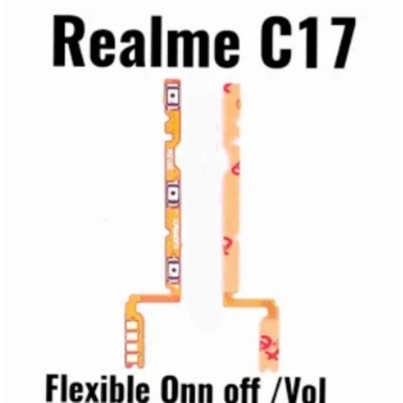 Flexible Konektor Volume Power On Off Realme C17