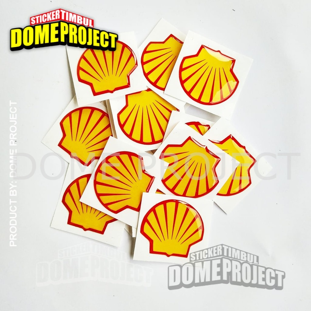 SHELL STIKER EMBLEM RESIN LENTUR AKSESORIS KACA MOBIL STIKER BODY STICKER OUTDOOR STIKER BODY MOBIL