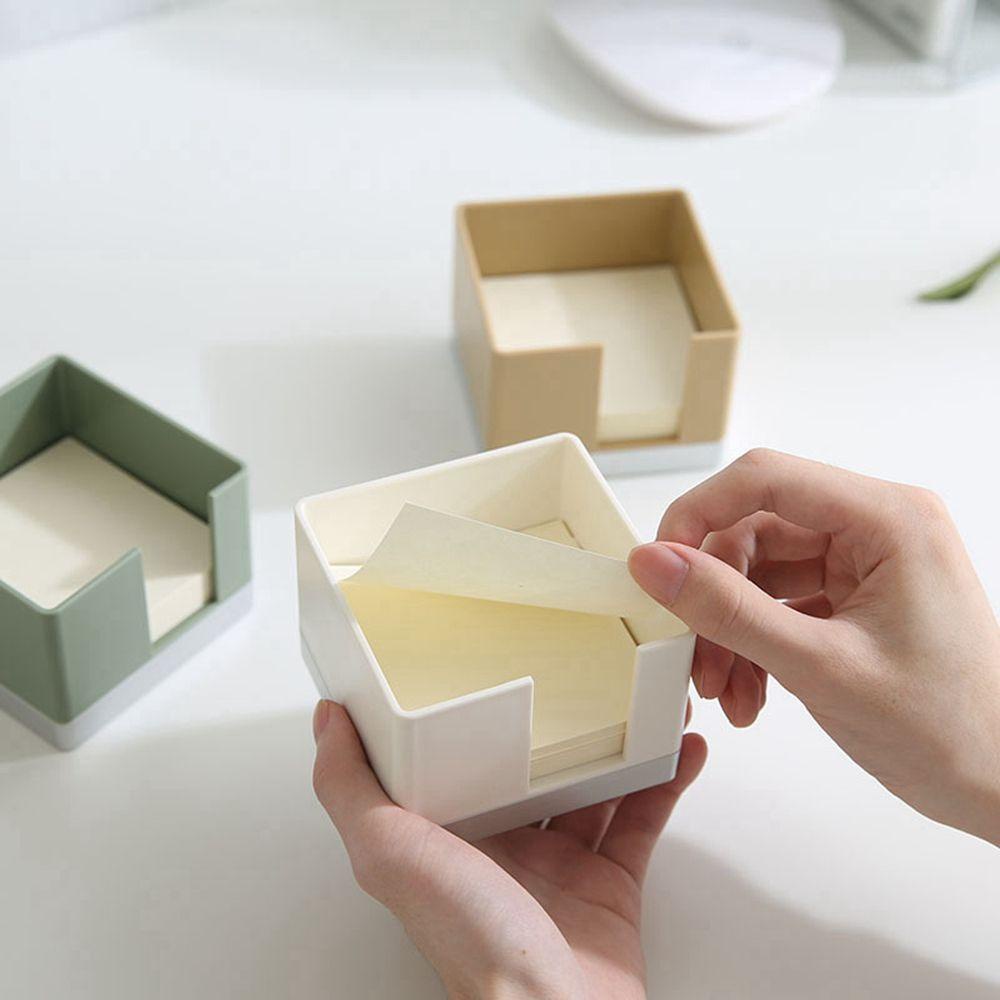 Mxbeauty Notepad Storage Box Rumah Pesta Dispenser Memo Plastik