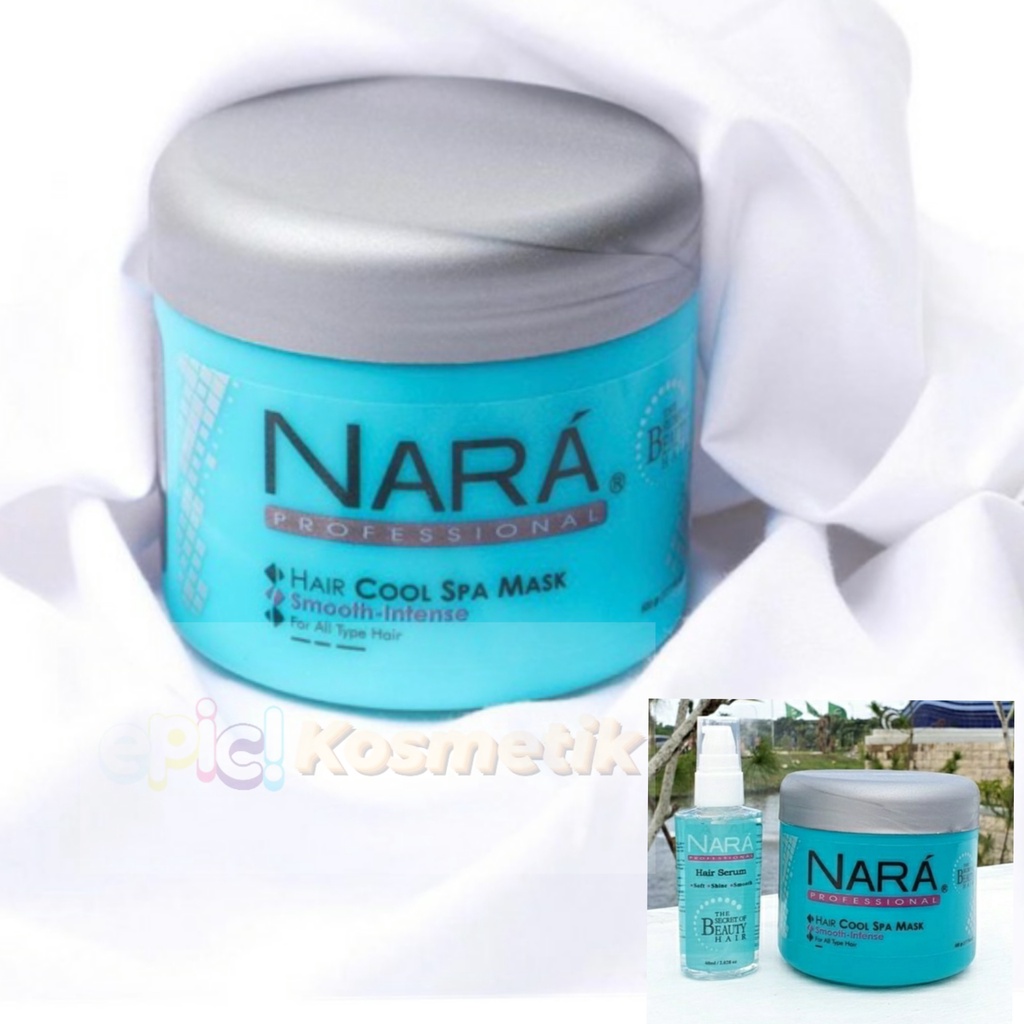 NARA Professional COOL SPA Hair Mask Argan Serum Vitamin Rambut Rusak Masker Color