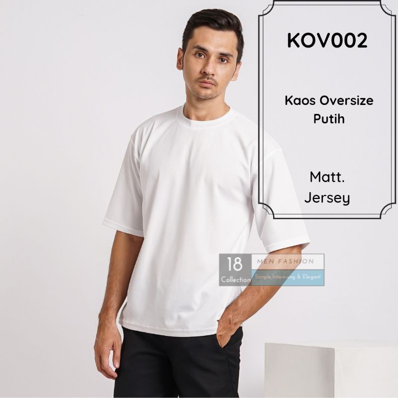 [Bisa COD] Kaos Polos OverSize Pria Wanita Berkualitas