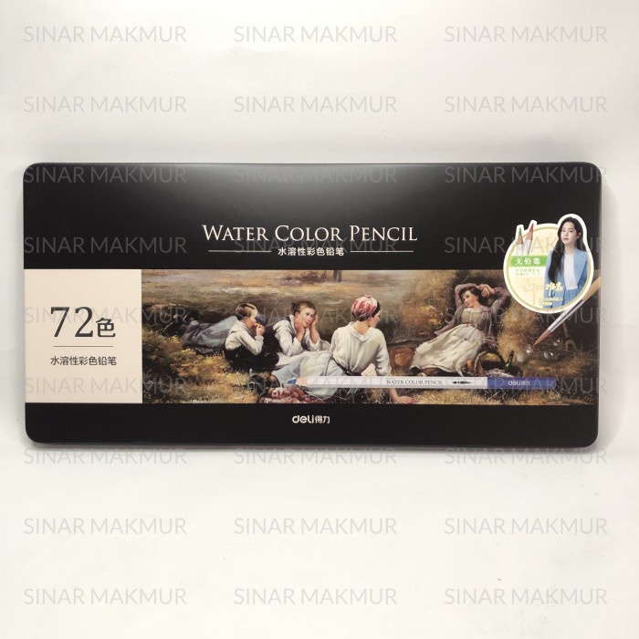 

Menakjubkan Watercolor Pencil 72 Color Deli 6524 (Set) Trendi