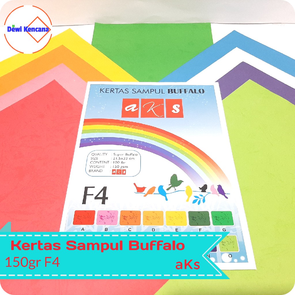 

Kertas Sampul Buffalo F4 150gsm aKs 5sheets