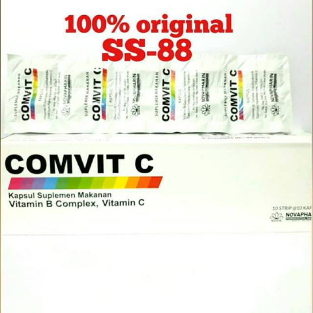 Comvit C Vitamin Strip Isi 10 Kapsul Shopee Indonesia
