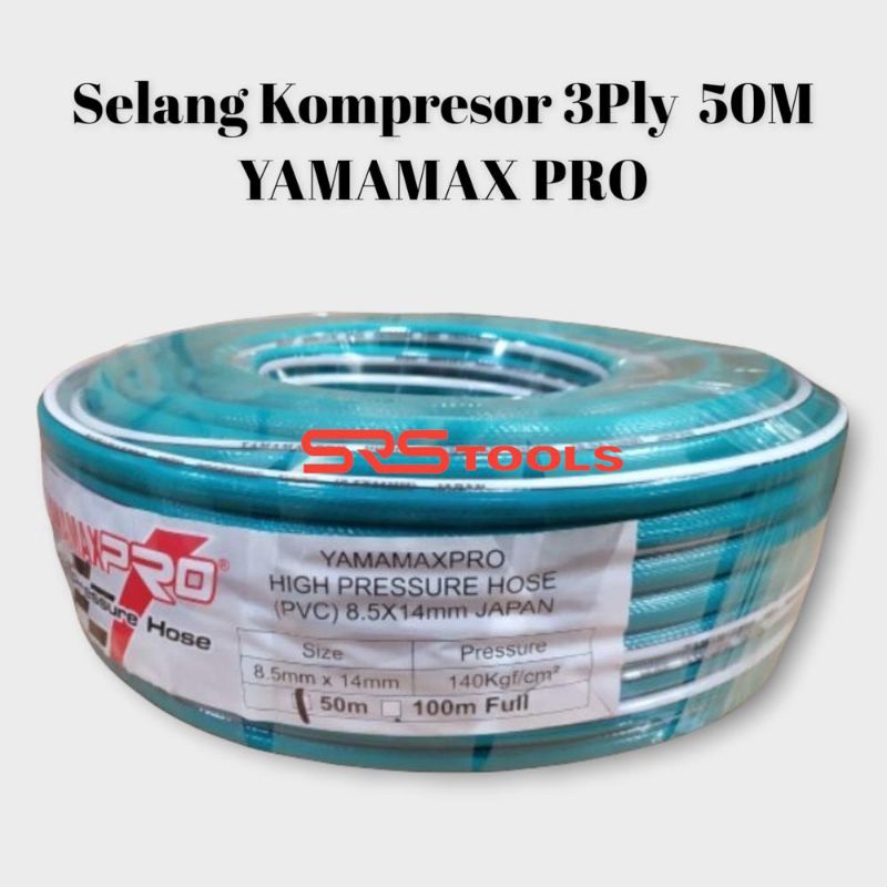 YAMAMAX PRO Selang Kompresor High Pressure Steam 50M - Slang 50 Meter
