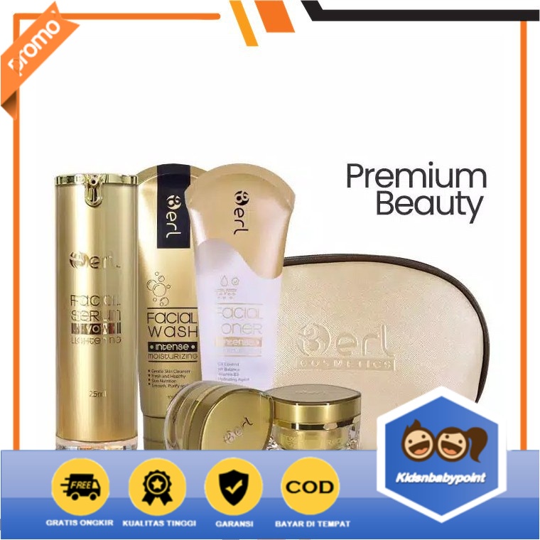 B Erl Lightening Series Plus Facial Serum Paket Premium