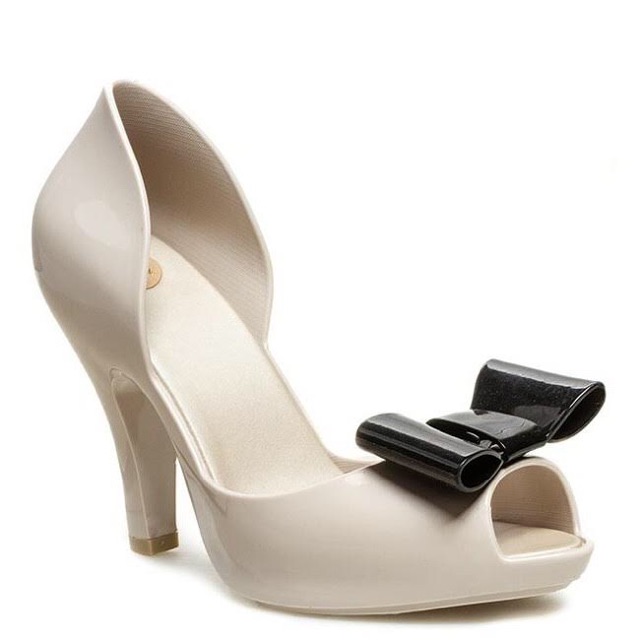 Preloved melissa shoes bow high heels size 39