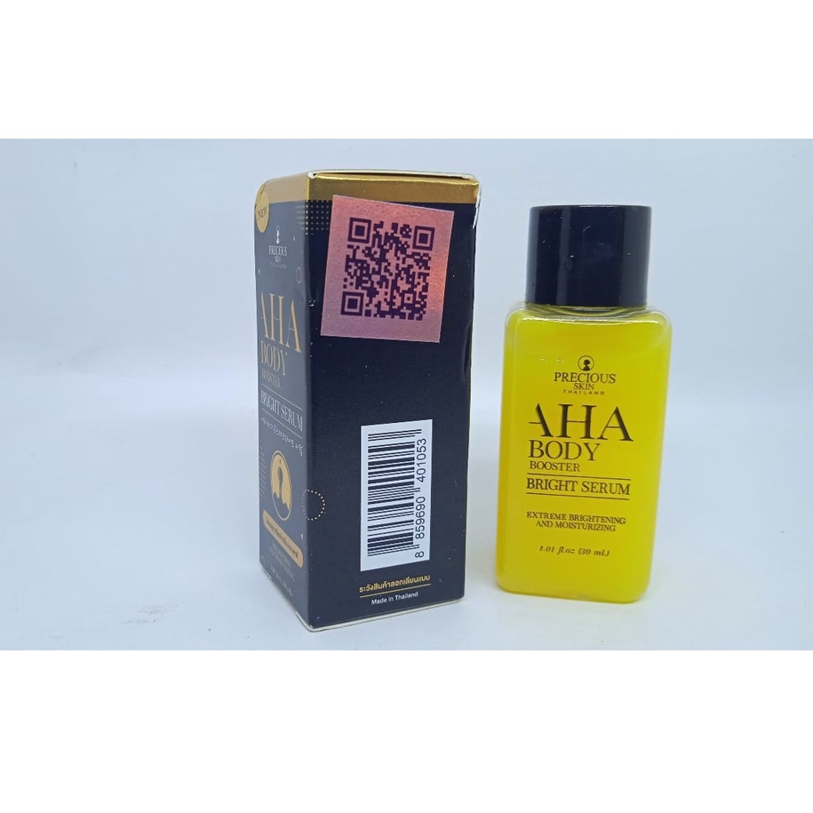 AHA Body Booster Bright Serum Precious Skin 30ml Brightening Moisturizing Melembabkan dan Menyamarkan Noda Hitam Di Kulit