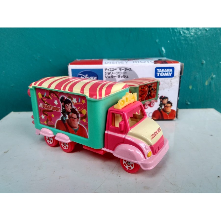 Tomica Disney Motors Jolly Float Goody Carry Diecast truk