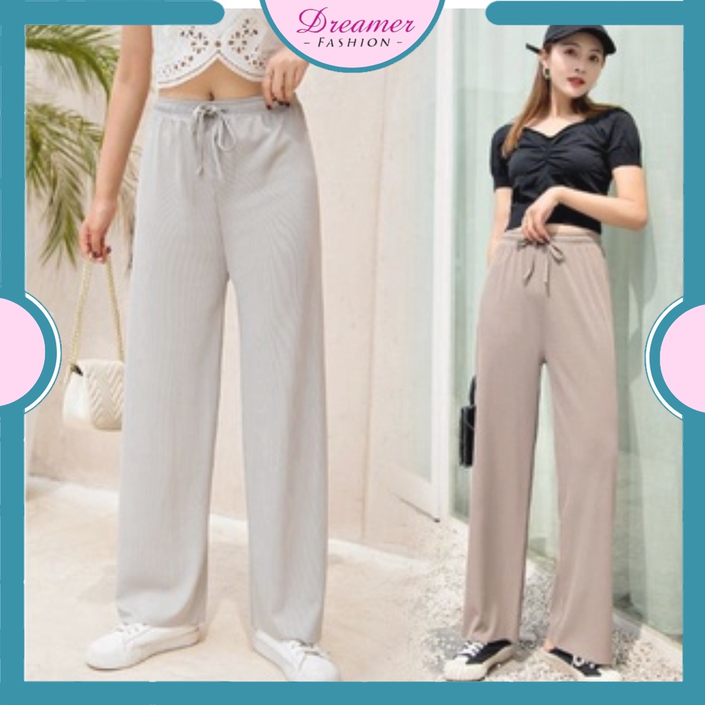 DF CPG090 Celana Panjang Celana Kulot Wanita High Waist Korean Fashion