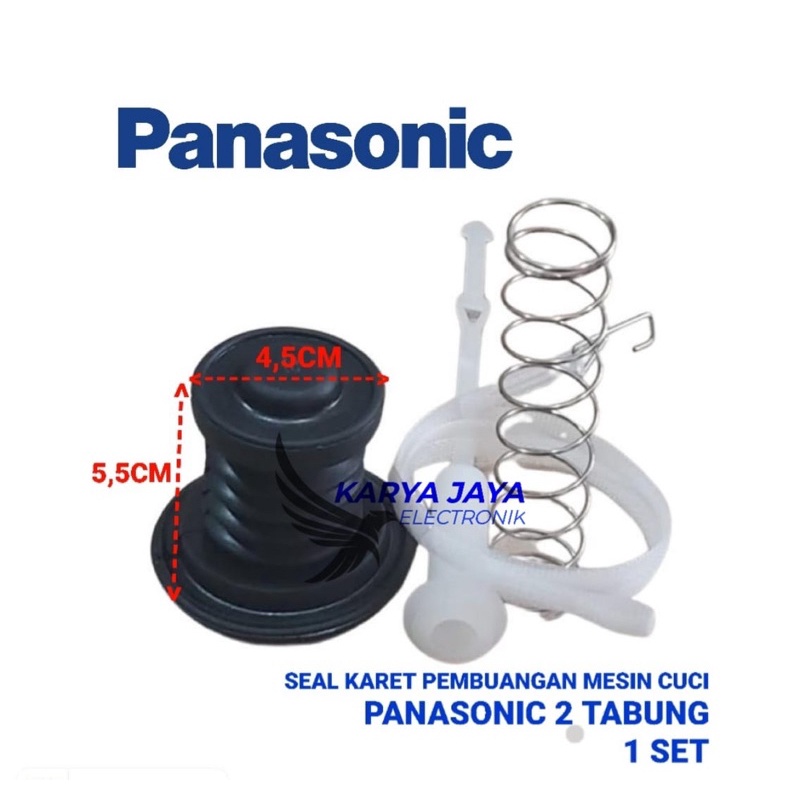 1 SET Seal karet pembuangan mesin cuci panasonic 2 tabung