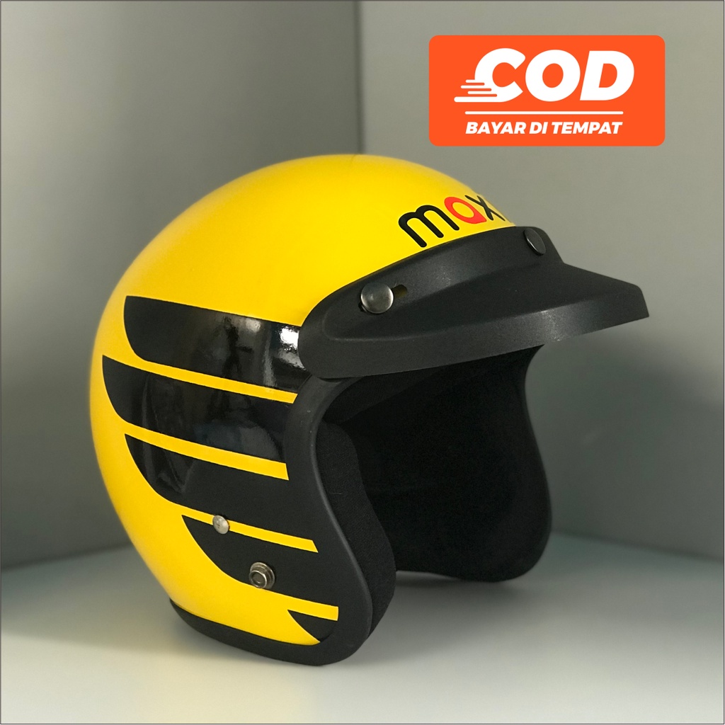 Helm Bogo Ojol SNI Kaca datar