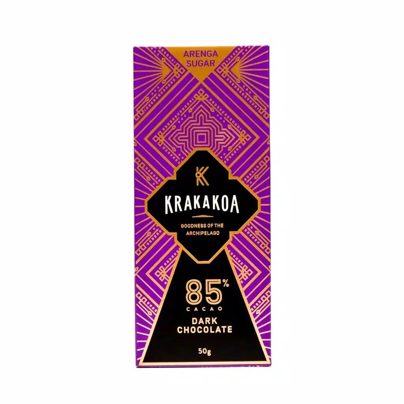 Krakakoa 85% Dark Chocolate 50G | 85% Cokelat Gelap