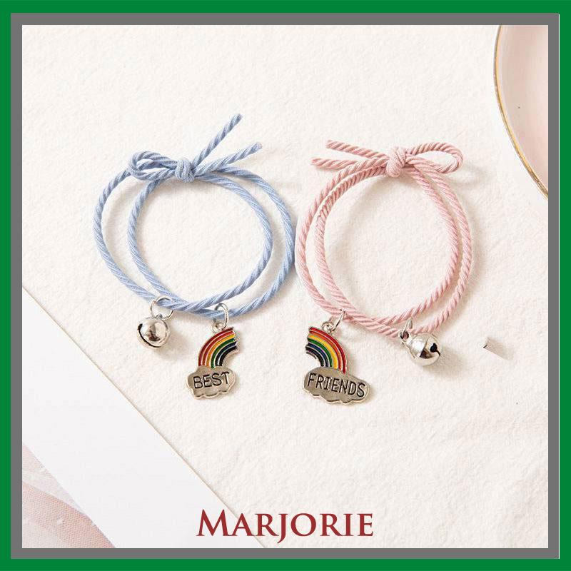 2 Pcs/set Adjustable Magnetic Braided Gelang Pasangan Gaya Etnis Cina-MJD