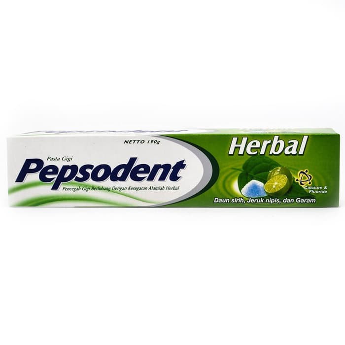 Odol Pepsodent Herbal 190gr odol Pasta Gigi Pepsoden Daun Sirih Jeruk Nipis