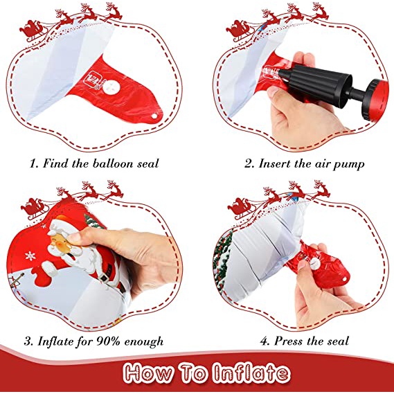 [ Christmas Products ]Large Christmas Foil Balloons