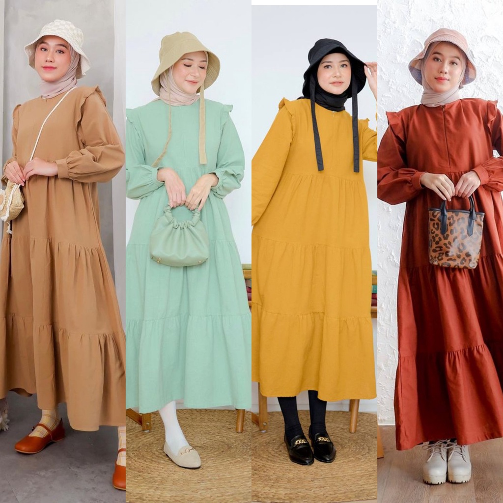 MIDI DRESS CURVE BABYDOLL / RACHEL MIDI DRESS BUSUI FRIENDLY / DRESS / MIDI DRESS / TUNIK MIDI DRESS