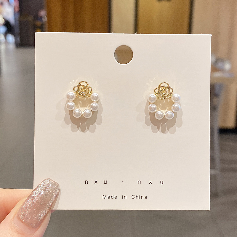 2021 Hadiah Aksesoris Anting Wanita Cantik Korea-6