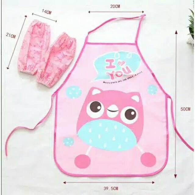 Apron Anak, Celemek Masak Anak, Celemek Lucu Anak