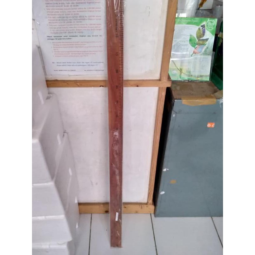 

*Hot*» Penggaris Kayu 1 meter / 100 cm !!