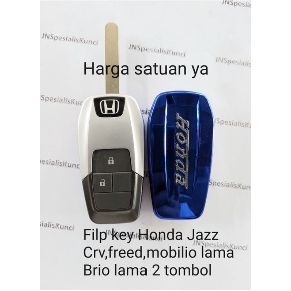 Filp key (Kunci lipat) Mobil Honda Jazz,brio,freed,mobilio lama,Crv 2 tombol