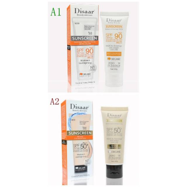 Disaar SPF 90 / 50 sunblock sunscreen