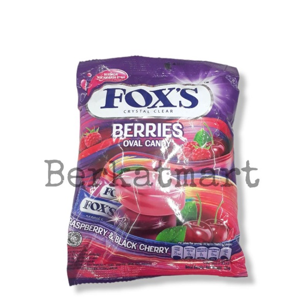 FOX'S CRYSTAL CLEAR All Variant Oval Candy 125g