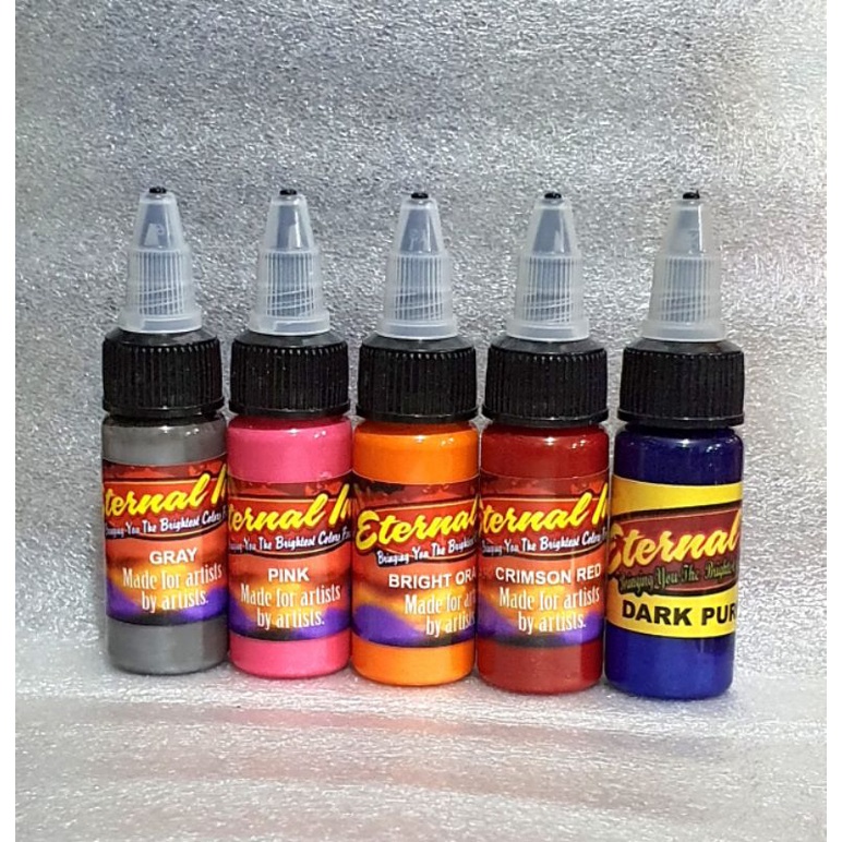 Jual TINTA TATTOO COLOR ETERNAL INK 1/2OZ 15ML Shopee Indonesia