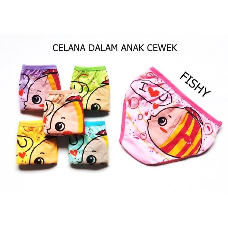 CD Kancut Celana Dalam Anak Perempuan Cewek Bayi Katun Motif Hello Bahan Katun Adem Hello Kitty Esse