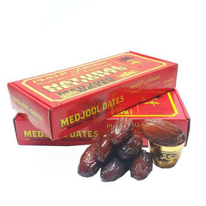 kurma medjool Dates California 500gr/Natural Delight Jumbo