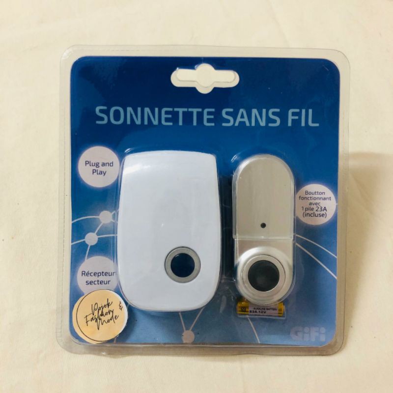 Bell Pintu Rumah Colok Listrik Tanpa Kabel  Wireless Doorbell Colok Listrik 220V