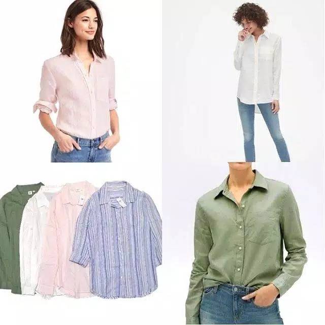 Kemeja Linen GAP