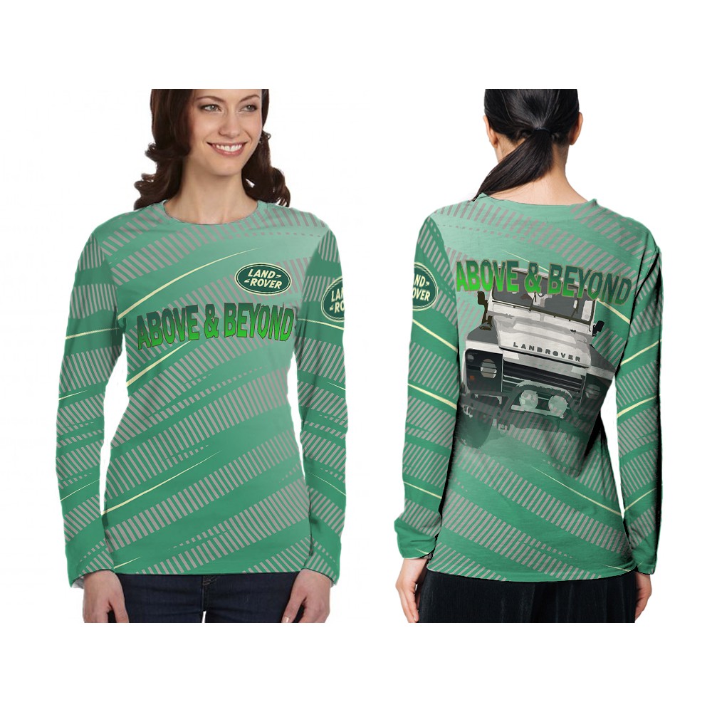 [Riashop] Kaos Land Rover Panjang | Longsleeve Shirt Wanita Land Rover | Land Rover - FS