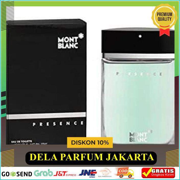 PARFUM ORIGINAL - MONT BLANC PRESENCE MEN 75ML EDT ASLI IMPORT 