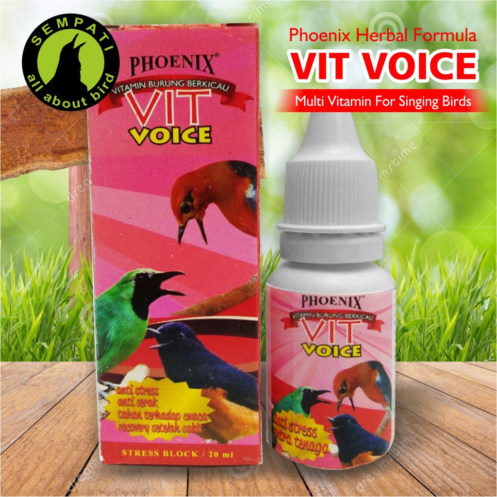 Vit Voice Phoenix Vitamin Burung Meningkatkan Daya Tahan Tubuh