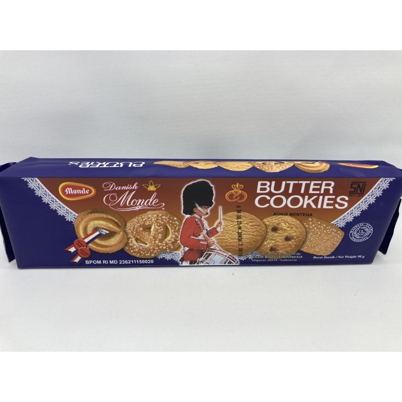 

MONDE Danish Monde Butter Cookies 90g barcode 8888166993167