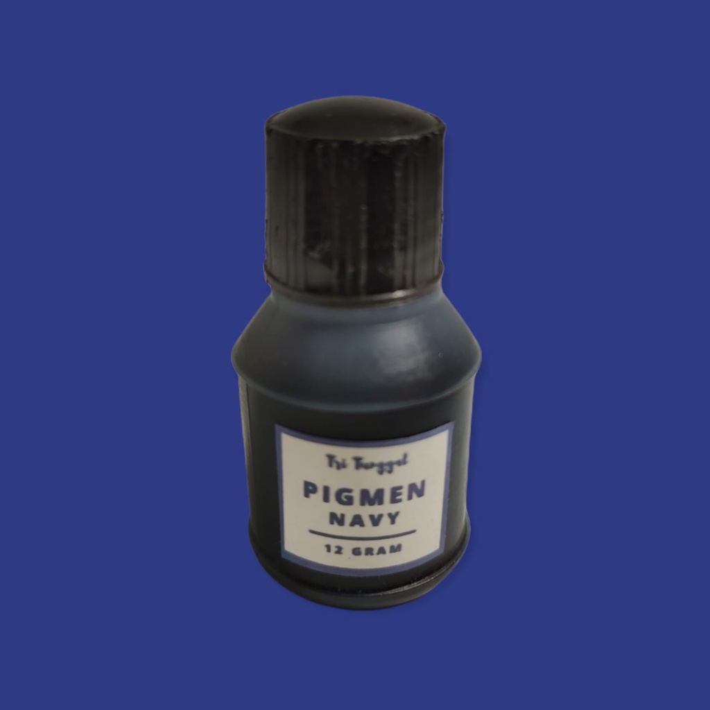 

PIGMEN 12gr NAVY biru tua Mini Kecil Pewarna Sablon Pigment Color Slime Clay DIY Waterbased Tie Dye Cat Warna Warni Air Cair Cairan Liquid Paint Painting Kerajinan Prakarya Art Seni Kesenian Perlengkapan Draw Mewarna Melukis Lukis Tri Tunggal Malang