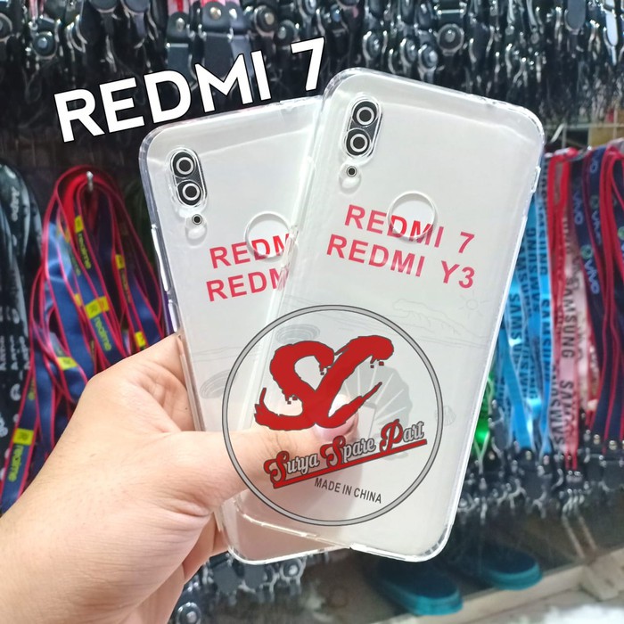 Case Redmi 7 - Case Clear Hd Premium Xiaomi Redmi 7 Biasa - SC