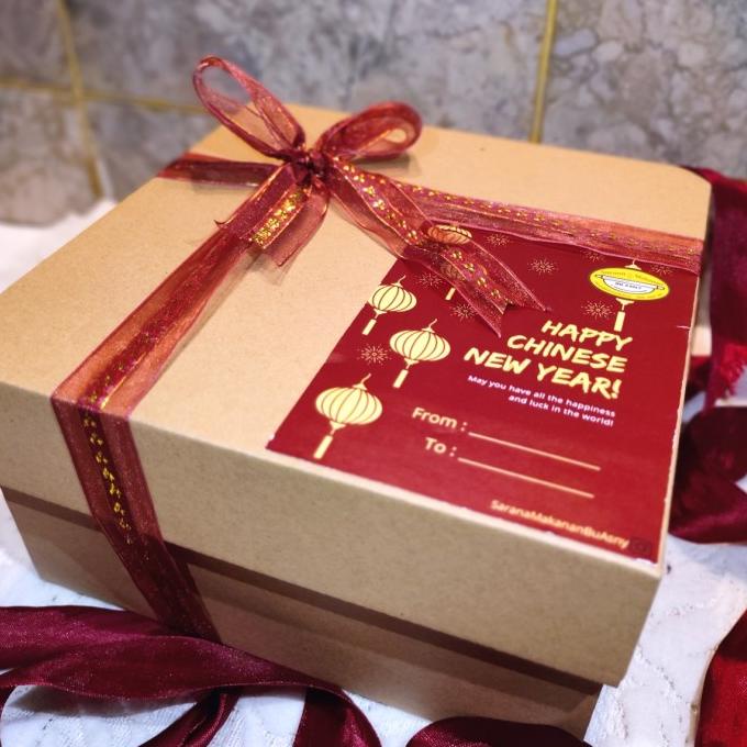 

BISA COD Hampers Imlek sincia Homemade Silky Soya Kembang Tahu pudding - mix EKSLUSIF Kode 998