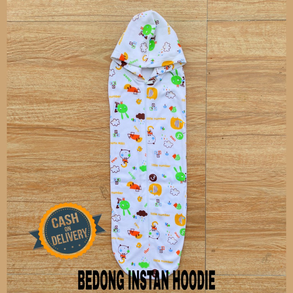 Bedong instan bayi halus lembut bahan full cotton