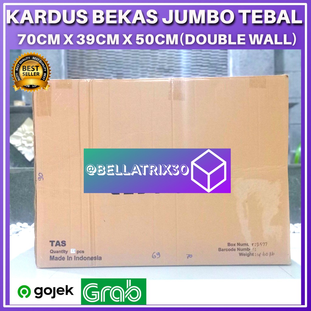 Kardus Bekas Besar Pindahan Kardus Tebal Kardus Jumbo Besar Kardus Bekas Rokok Dus Ukuran 70x39x50cm
