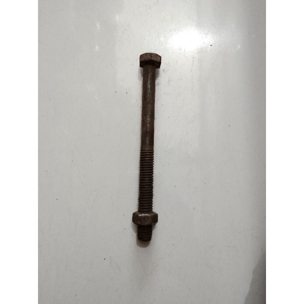 Baut hitam/baut kayu 1/2x15cm