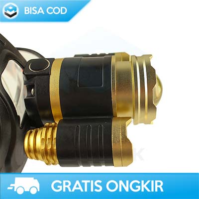 SENTER HEADLAMP 10000 LUMENS TAFFLED CREE XM-L 4 MODE PENERANGAN ORI