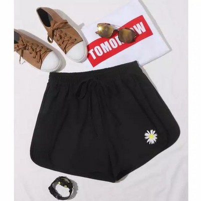 ilook | Yamica Hotpants | Hotpants Sunflower - Bordir